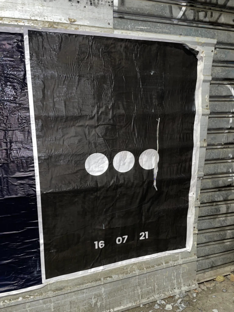 A mysterious Swedish House Mafia poster in Melbourne
